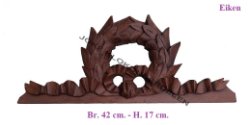 = Kuif / Klok kast ornament =45784