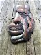 Een fraai wandornament gemaakt van metaal,gezicht-beeld - 4 - Thumbnail