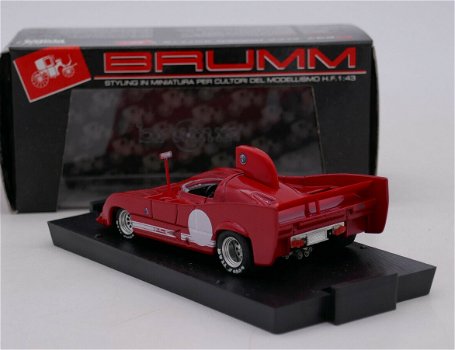 1:43 Brumm r237 Alfa Romeo 33 TT 12 Prototipo 1974 rood - 1