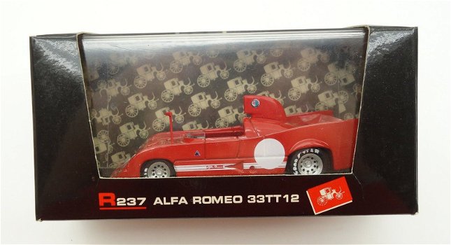 1:43 Brumm r237 Alfa Romeo 33 TT 12 Prototipo 1974 rood - 2