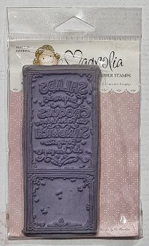 NIEUW cling stempel Menu French Menu van Magnolia Stamps - 1