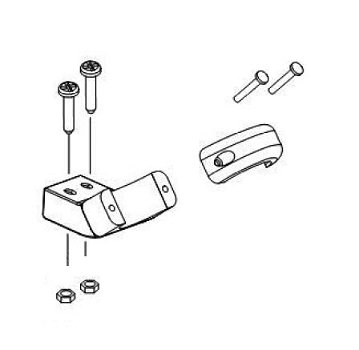 Teleco 13110 spare part Plastic LNB houder T.65/85 - 0