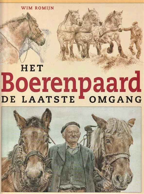 HET BOERENPAARD - Aquarellen van Wim Romijn - nr. 1
