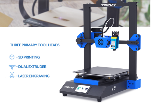 Tronxy XY-3 SE 3D Printer 255*255*260mm Printing Size Dual - 1