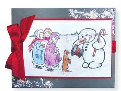 NIEUW cling stempel Snowman Treats Winter Kerst van Stampendous - 1