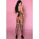 Catsuit met Open Kruis Zwart - S/L - 1 - Thumbnail