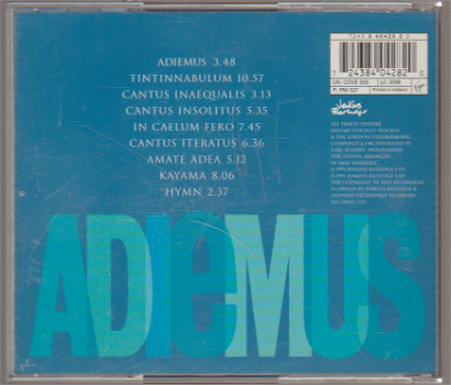 Karl Jenkins: Adiemus - Songs of sanctuary CDVE 925 - 1