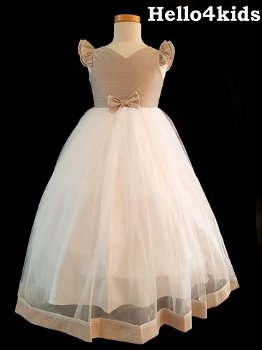 new communie jurk bruidsmeisje kleding prinsessen Olivia - 3