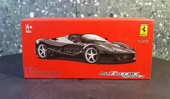 Ferrari LaFerrari aparta zwart 1:43 Bburago - 4
