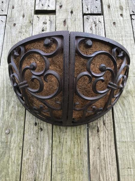 Een plantenbak , mand voor de muur,mooie wanddecoratie - Afbeelding 3
