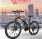 Samebike MY-SM26 Electric Bike 26 Inch 30km/h Up 80km Range - 1 - Thumbnail