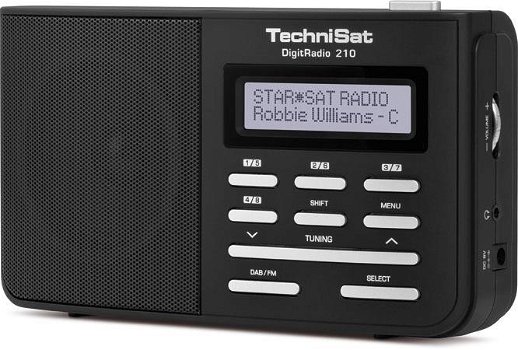 TechniSat DAB+ Digitradio 210 IR zwart - 1