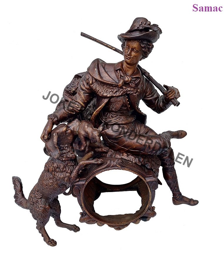 = Klokstel beeld = oud =45786 - nr. 1