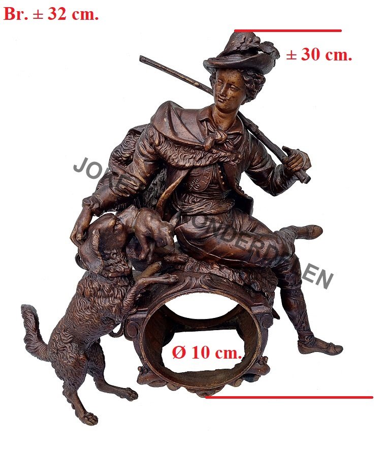 = Klokstel beeld = oud =45786 - Afbeelding 2