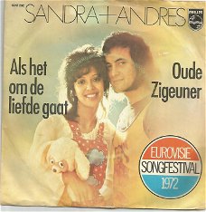 Sandra + Andres ‎– Als Het Om De Liefde Gaat (1972)