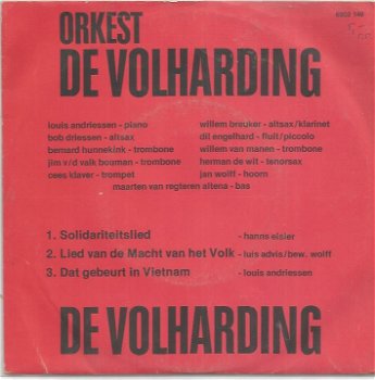 Orkest De Volharding – De Volharding (1973) - 0