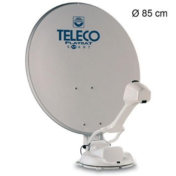 Teleco Flatsat SKEW Easy BT 85 SMART TWIN, P16 SAT,Bluetooth - 0