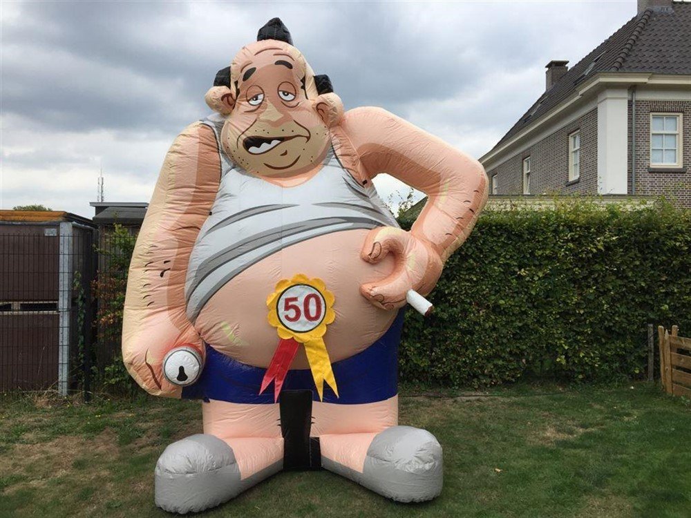 Abraham pop opblaasbaar Ordinair te huur - Afbeelding 2