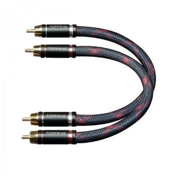 TOPPING TCR1- 0,50 cm RCA Cable Silver Plated OFC Copper - 0