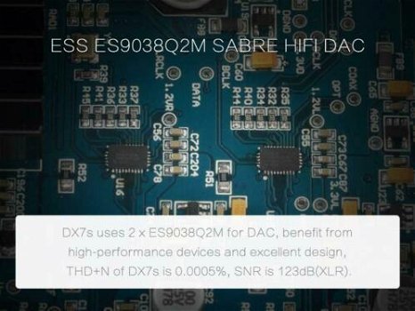 TOPPING DX7S 2x ES9038 DAC / Preamp DSD 32bit / 384kHz - 2
