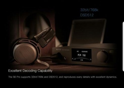 NEW! AUNE S6 pro 32/786K DSD512 DAC BALANCED HEADPHONE - 3