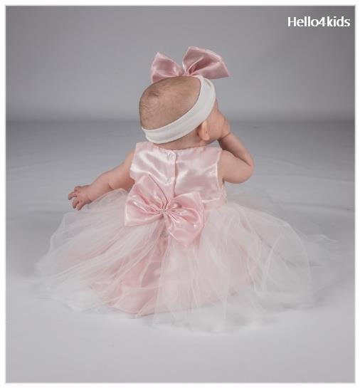 bruidsmeisjes jurkje Doop doopkleding fotoshoot STRIK&STRASS - Afbeelding 2