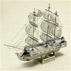Metalen bouwpakket ZOYO Black Pearl Pirate Ship 3D nieuw