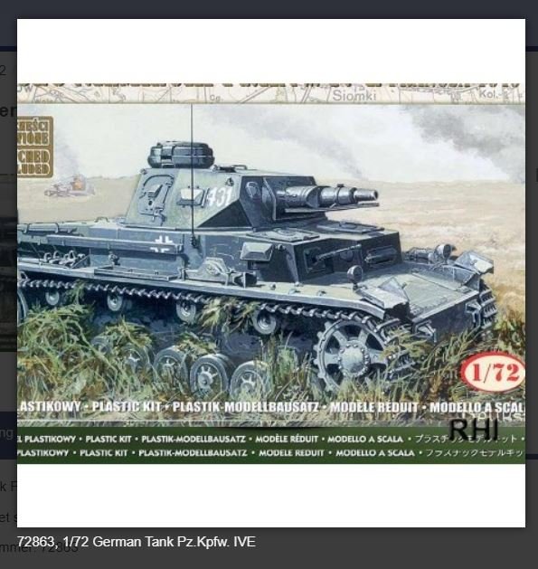 Bouwpakket Mirage-Hobby 72863 Niemiecki czołg Pz.Kpfw. IV E 'Francja 1940' - nr. 1