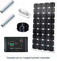 Denson 140 Watt zonnepanelset voor camper/caravan of boot