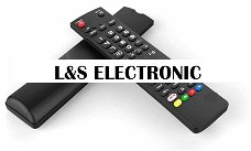 Vervangende afstandsbediening voor de L&S Electronic apparatuur.