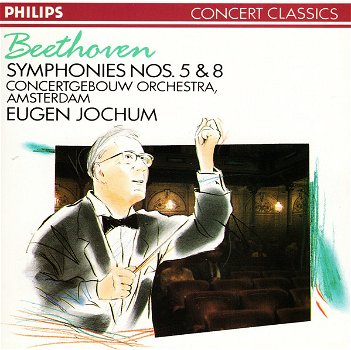 Eugen Jochum - Beethoven, Concertgebouw Orchestra, Amsterdam – Symphonies Nos. 5 & 8 (CD) - 0