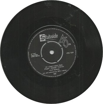 John Rowles – If I Only Had Time (1968) - 0