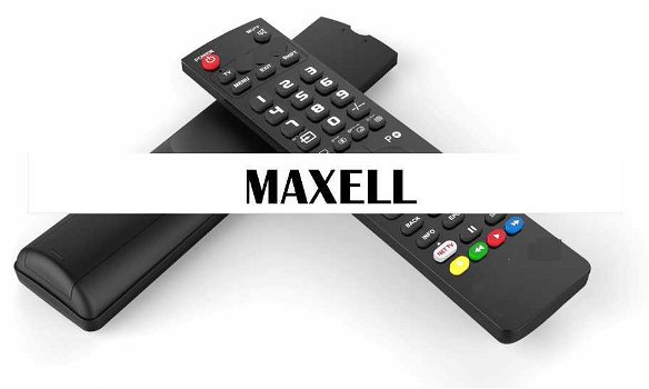 Vervangende afstandsbediening voor de MAXELL apparatuur. - 0