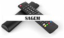 Vervangende afstandsbediening voor de Sagem apparatuur. - 0 - Thumbnail