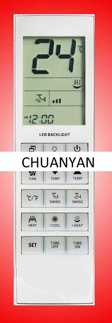 Vervangende afstandsbediening voor de airco's van Chuanyan
