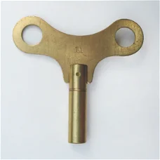 Messing  klok sleutel model A (sleutelmaat 3,75 mm)