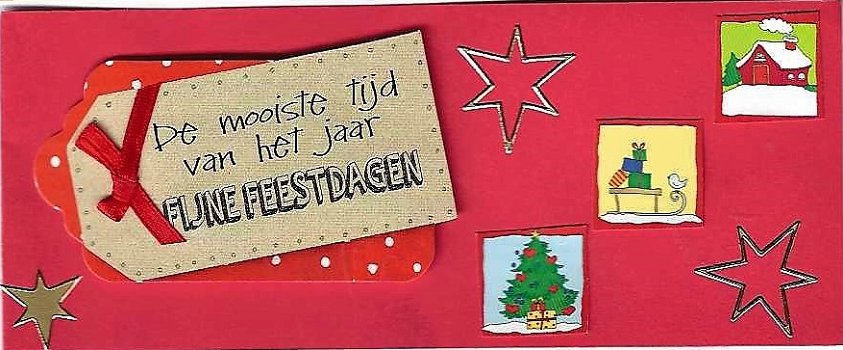 zelf gemaakte kerstkaarten 34 - 4