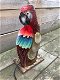 Een metalen lamp in de vorm van een papegaai,paegaai - 4 - Thumbnail