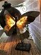 Een metalen lamp van een vlinder, heel mooi!-kado-lamp - 0 - Thumbnail