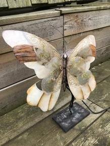 Een metalen lamp van een vlinder, heel mooi!-kado-lamp - 4