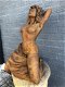 Een prachtig gietijzeren beeld van een ontblote vrouw - 2 - Thumbnail