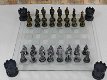 Een prachtig schaakspel-schaakbord- met glas-kado - 0 - Thumbnail
