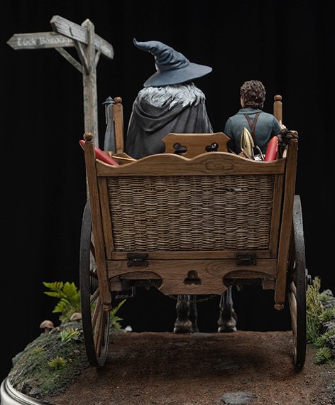 Weta LOTR Gandalf & Frodo Masters Collection - Afbeelding 3