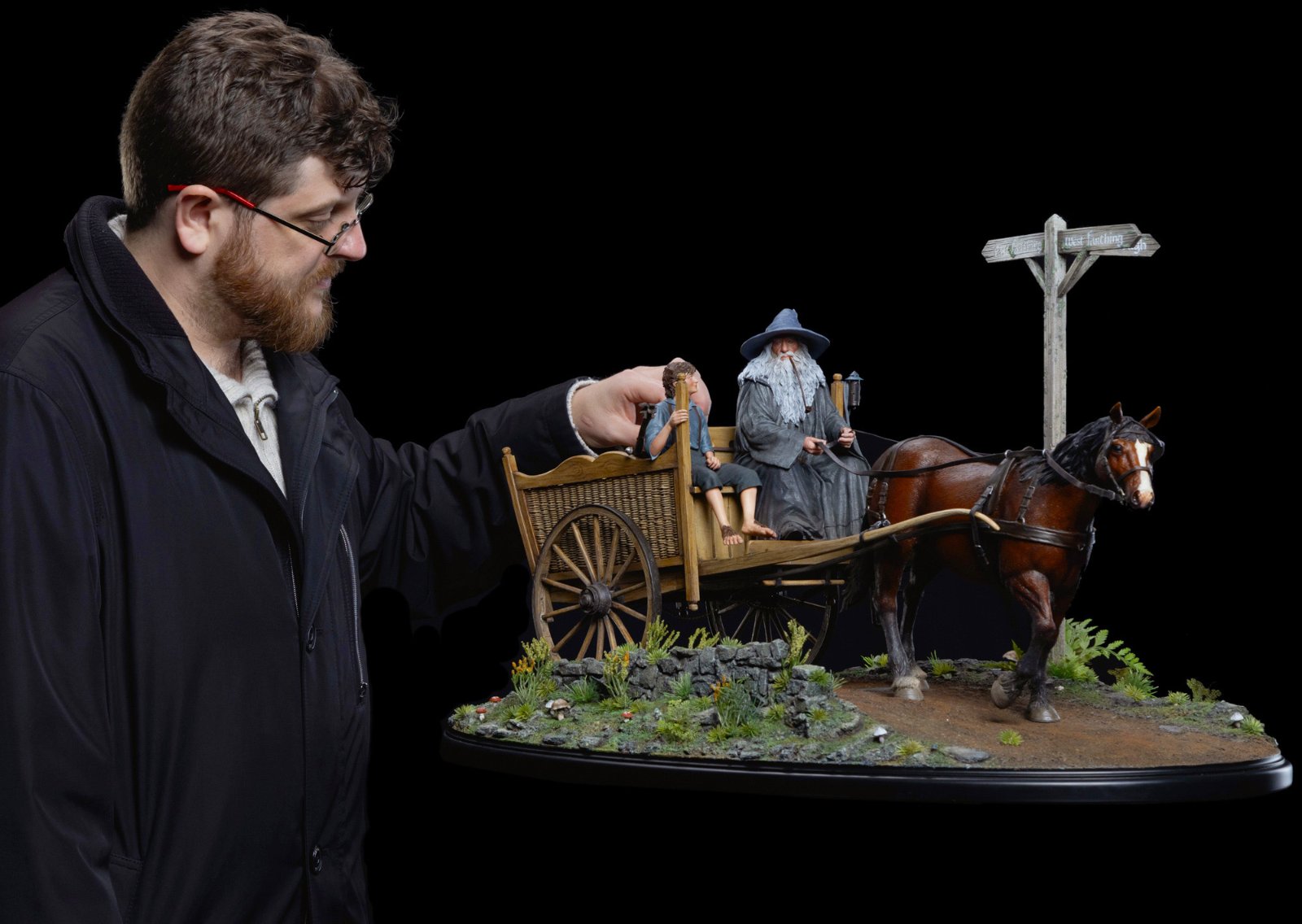 Weta LOTR Gandalf & Frodo Masters Collection - Afbeelding 4