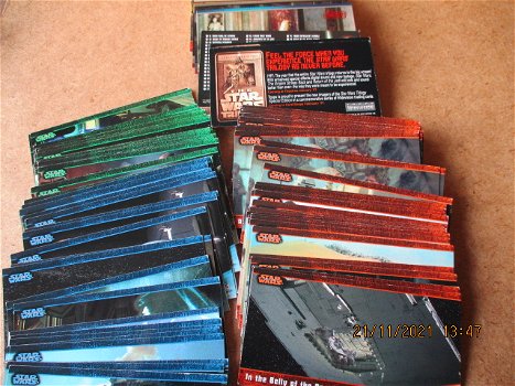 ad1150 star wars 128 trading cards - 0