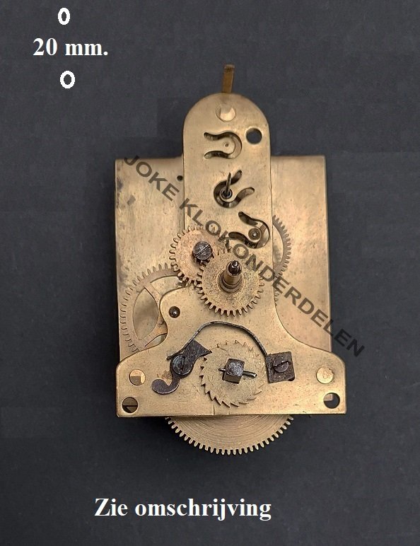 = Balans uurwerk = Japy Fréres =45842 - nr. 1