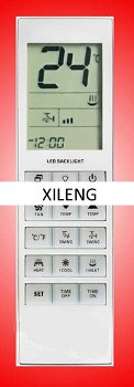 Vervangende afstandsbediening voor de airco's van Xileng - 0