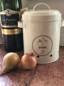 Mooi decoratief opbergblik voor onions -blik - Afbeelding 3