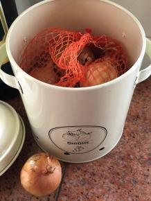 Mooi decoratief opbergblik voor onions -blik - Afbeelding 4