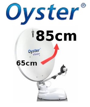Oyster satelliet schotel ombouwset van 65 naar 85 centimeter - 0